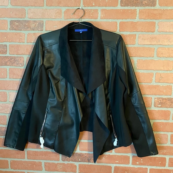 Apt. 9 Jackets & Blazers - Apt.9 faux leather jacket